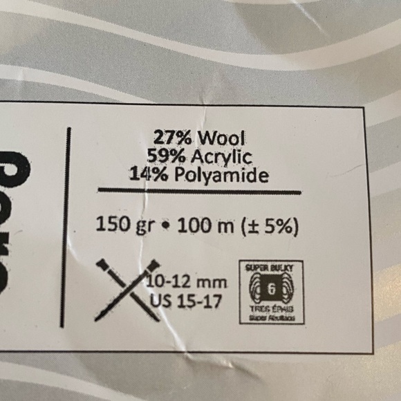 Handmade wool blend snood - Picture 9 of 14